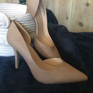 Nine West Just4You Pumps-Nude Vegan leather